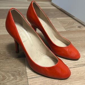 Orange JCrew Pumps, size 8